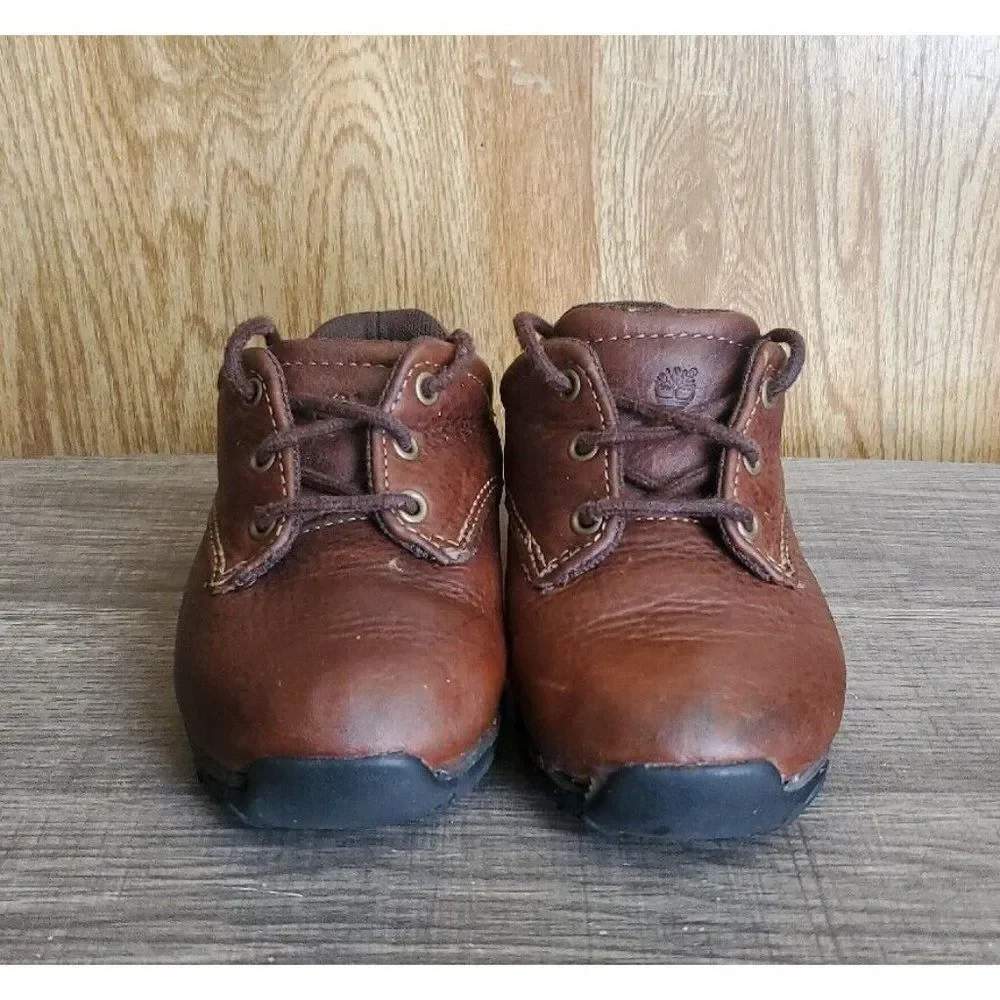 Timberland Toddler Brown‎ Leather Lace Up Oxford Shoes Size 7